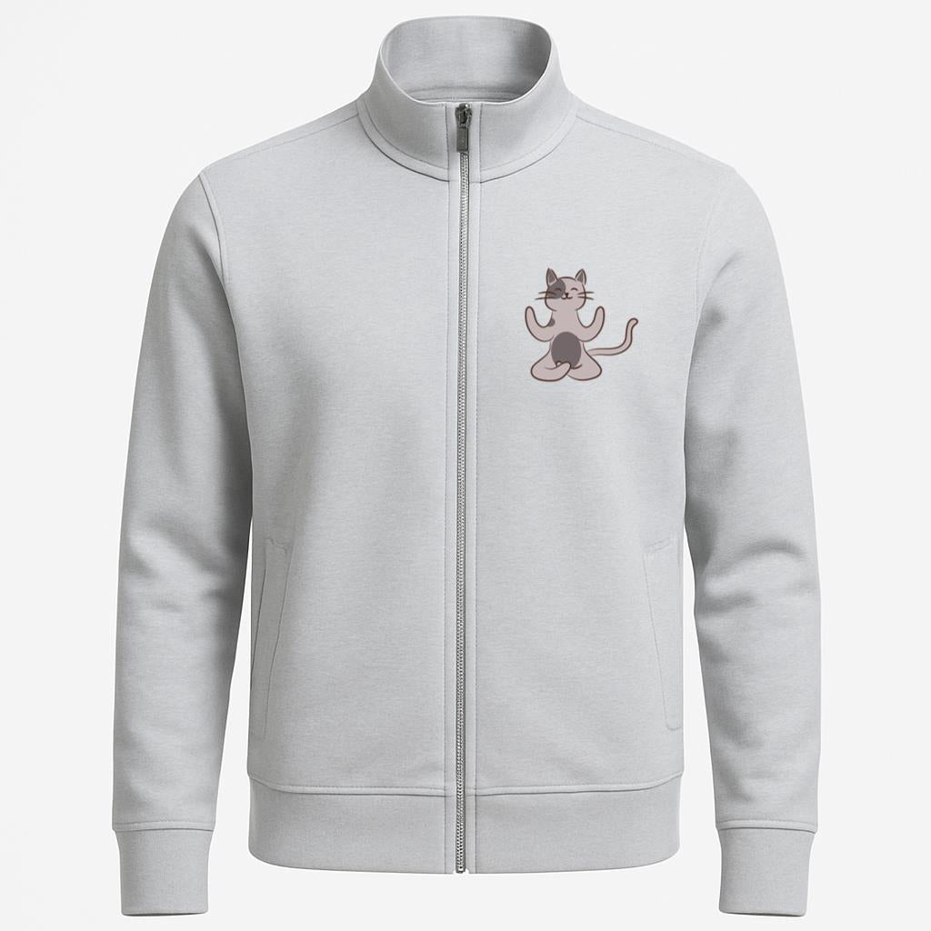 Om Yoga Cat Pose Character Jacket image 0