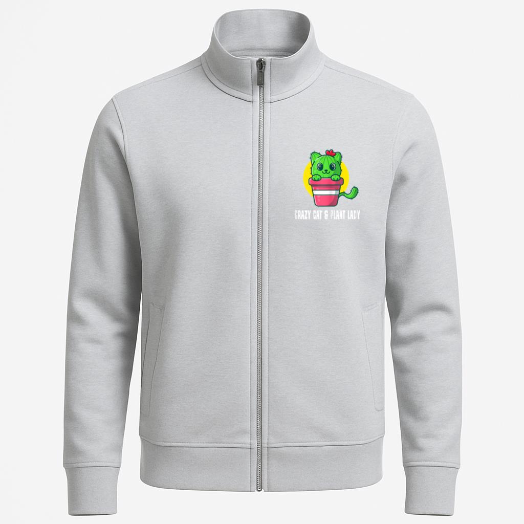 Crazy Cat And Plant Lady Succulent Jacket image 0
