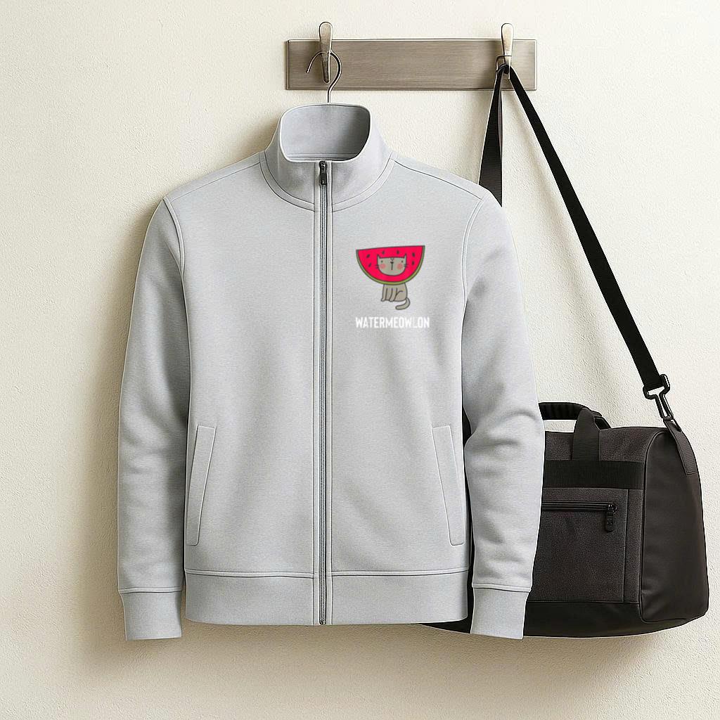 Cat Watermelon Water Meow Lon Jacket image 1