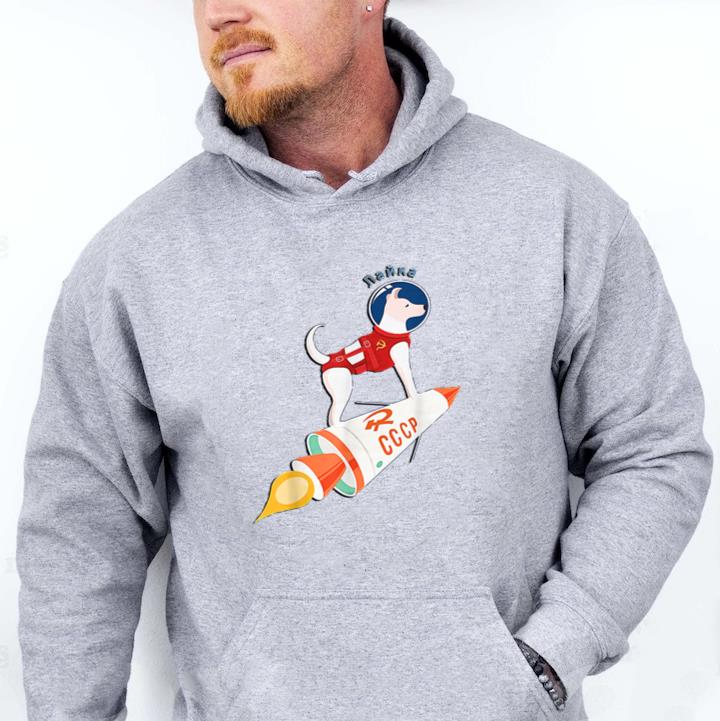 CCCP Original Laika Space Dog Hoodie image 0