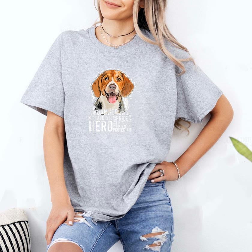 Beautiful Hero Beagle Dog T-Shirt image 1