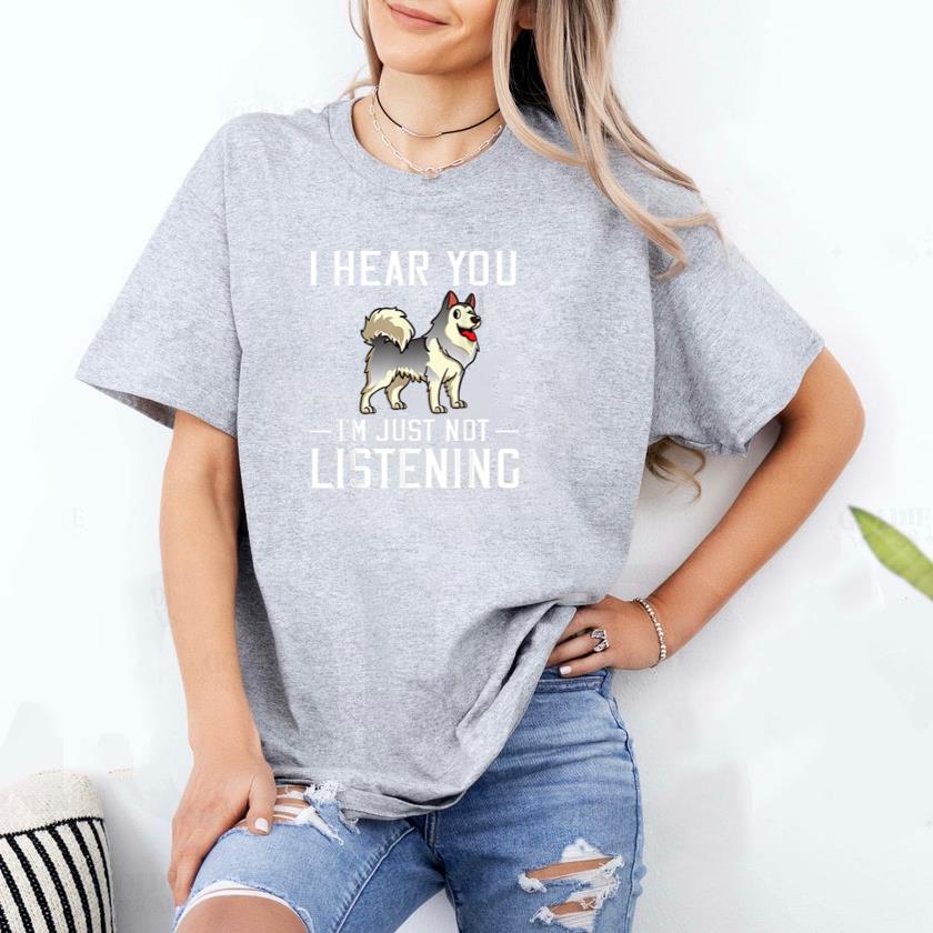 Alaskan Malamute Dog I Hear You Dog T-Shirt image 1