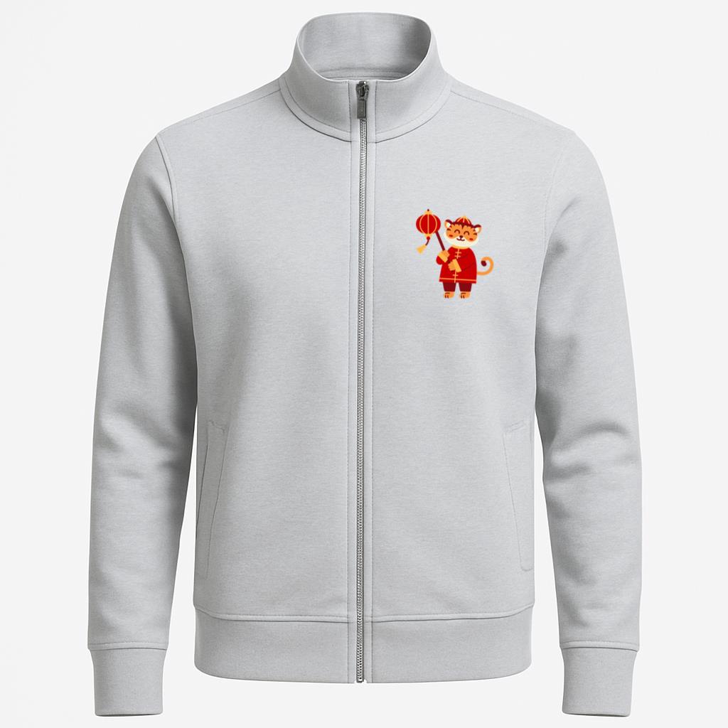 Chinese Cat Holding A Lantern Jacket image 0