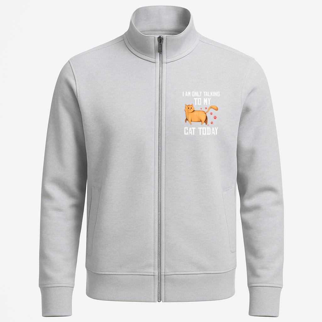 I Am Only Talking To My Cat Today Jacket image 0