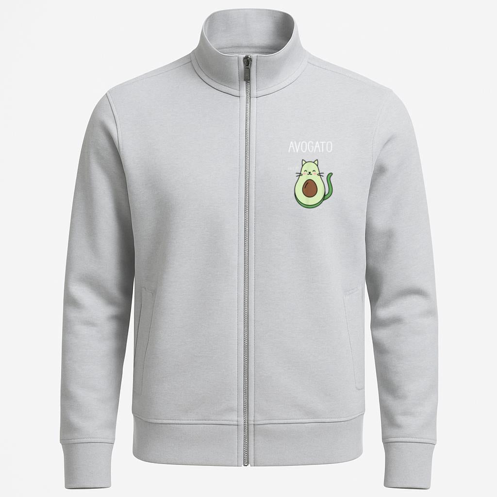 Avogato Funny Hola Retro Cat Avocado Jacket image 0