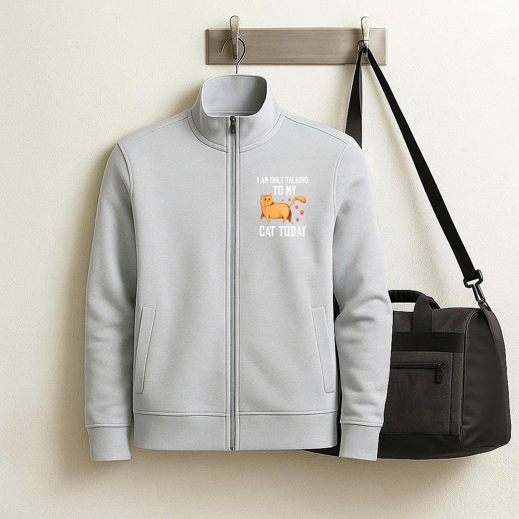 I Am Only Talking To My Cat Today Jacket image 1