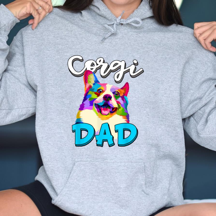 Corgi Dad Funny Corgi Dog Hoodie image 2