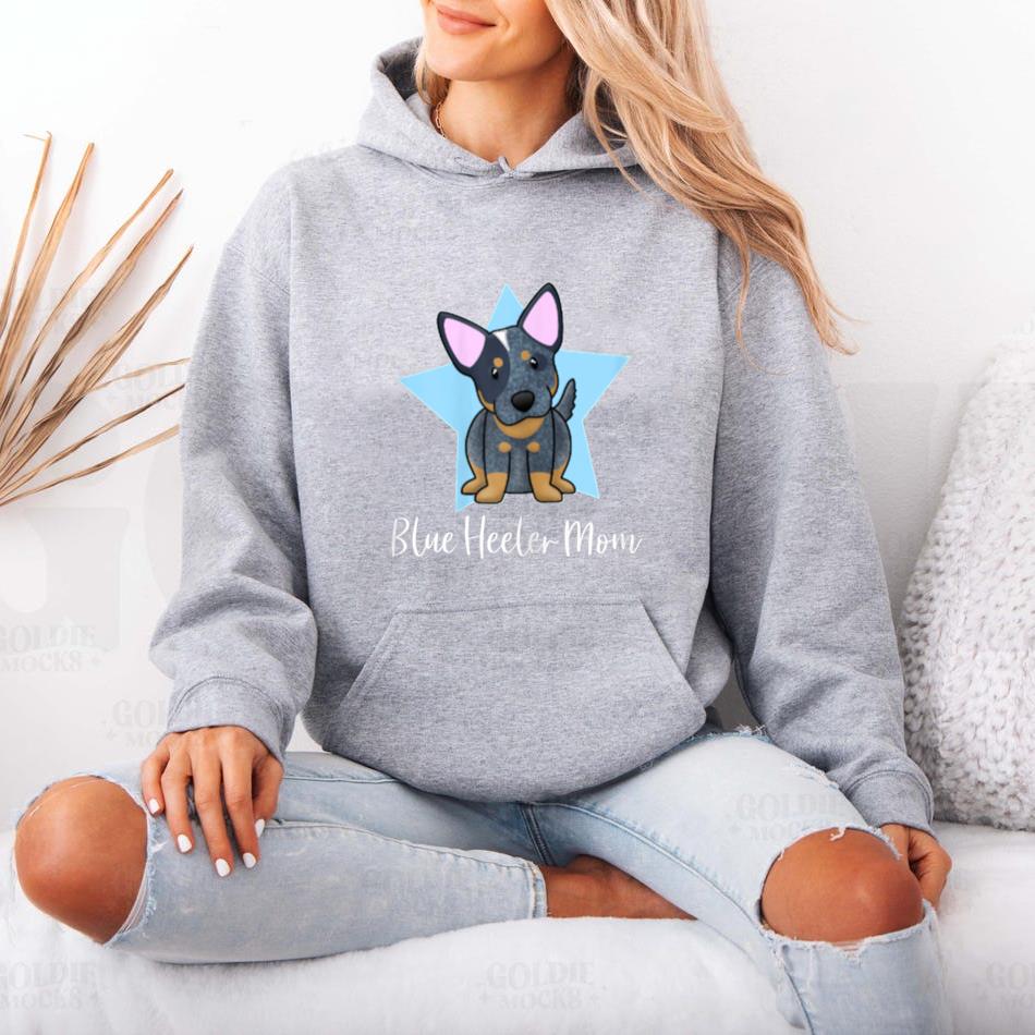 Blue Heeler Mom Cattle Dog Hoodie image 3