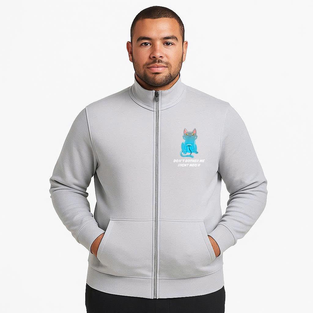 Dont Bother Me Right Meow Cat Gaming Jacket image 3