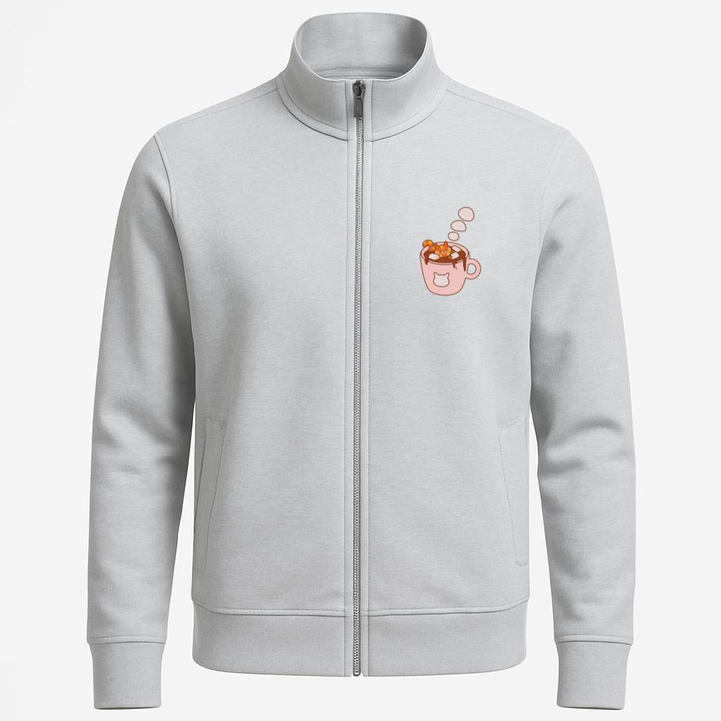 Cute Hot Chocolate Cat Jacket image 0
