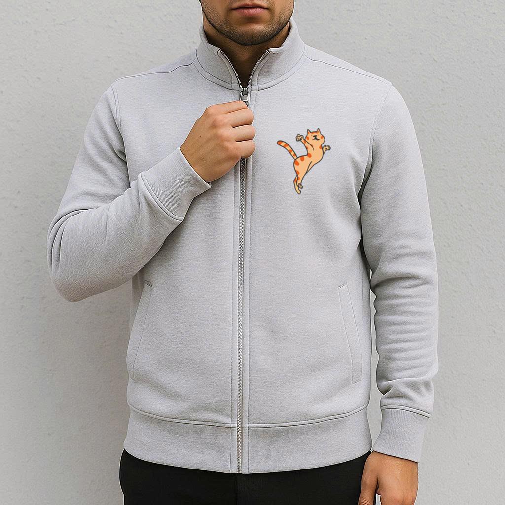 Cartoon Cat Jumping Jacket image 2
