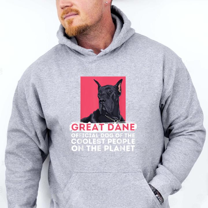 Coolest German Great Dane Dog Hoodie image 0