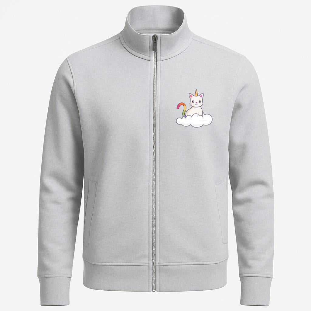Cute Unicorn Cat On A Cloud Jacket image 0