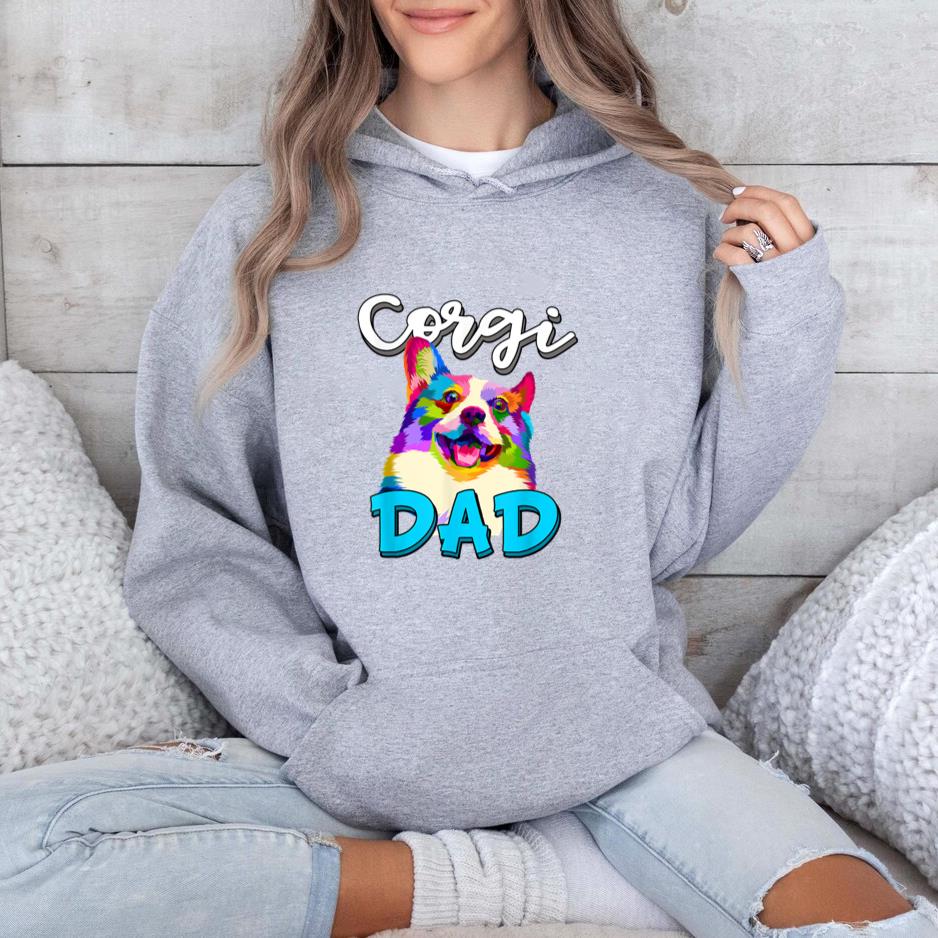 Corgi Dad Funny Corgi Dog Hoodie image 1
