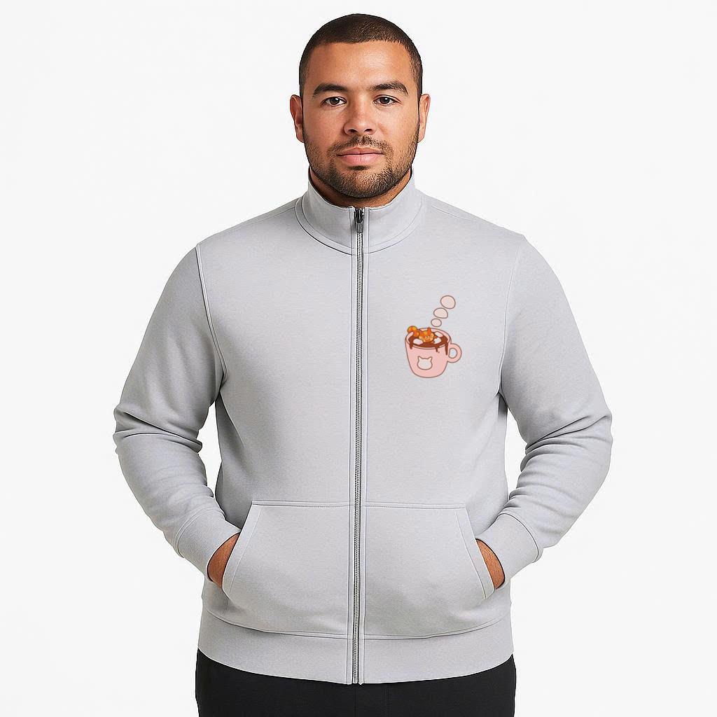 Cute Hot Chocolate Cat Jacket image 3