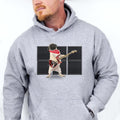 Cool Pug Rocker Dog With Guitar Hoodie image 0
