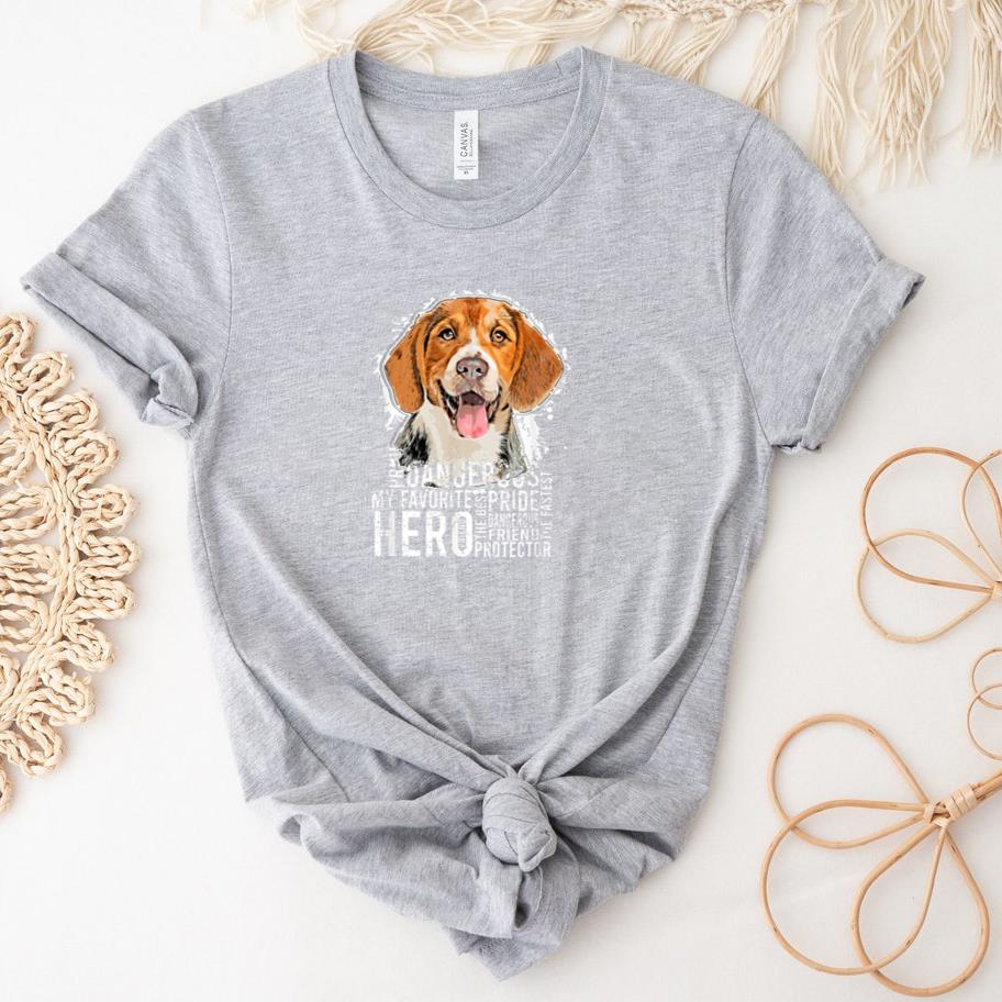 Beautiful Hero Beagle Dog T-Shirt image 0