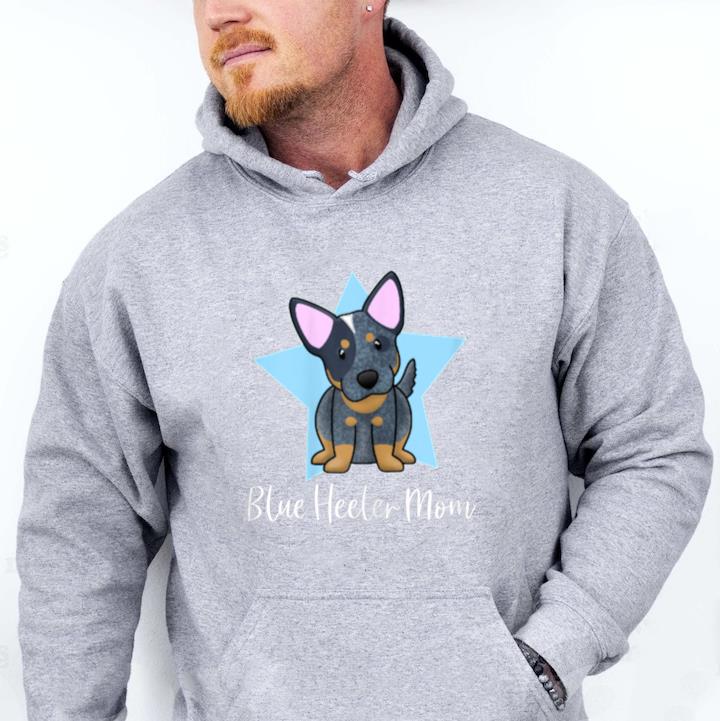 Blue Heeler Mom Cattle Dog Hoodie image 0