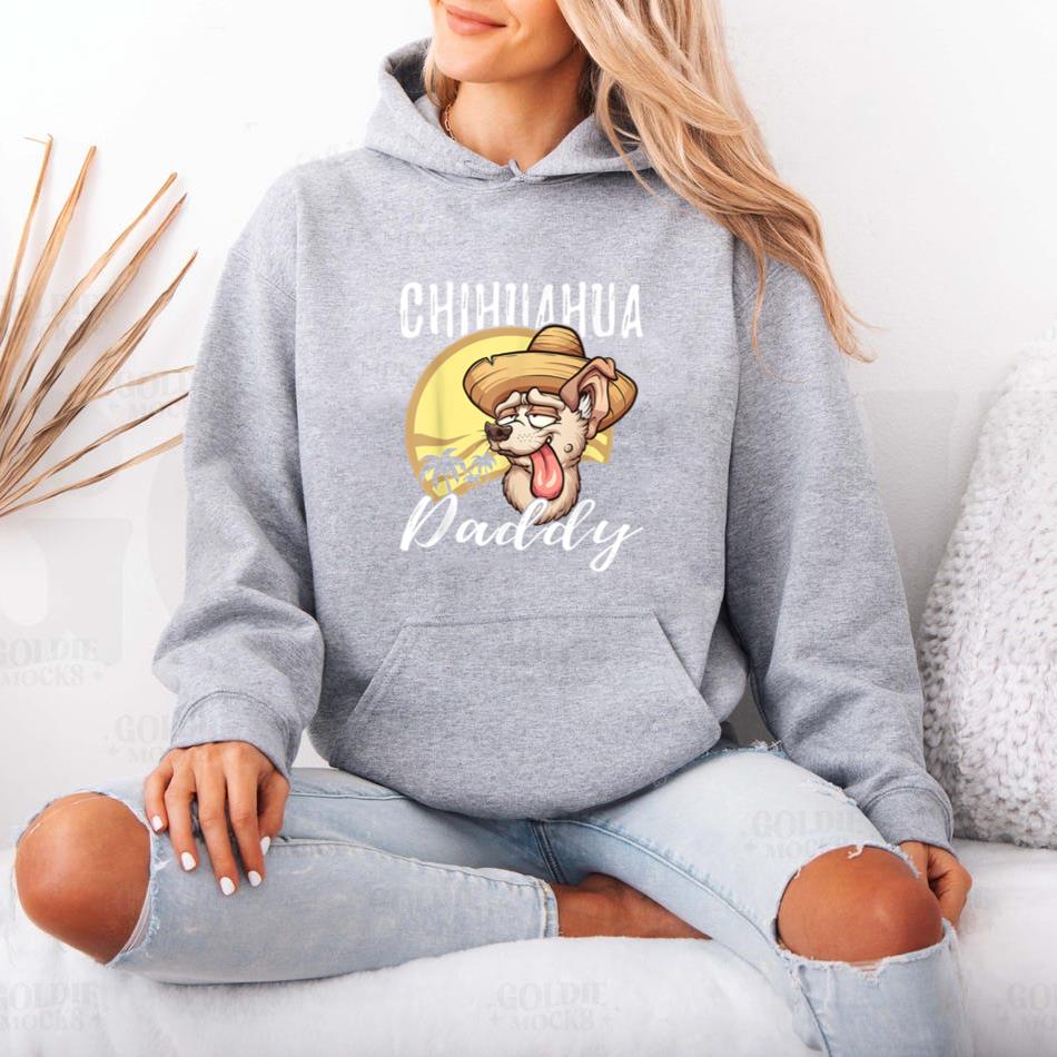 Chihuahua Daddy Dog Dad Father Hoodie image 3