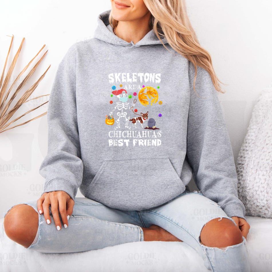 Chichuahua Dog Best Friend Halloween Hoodie image 3
