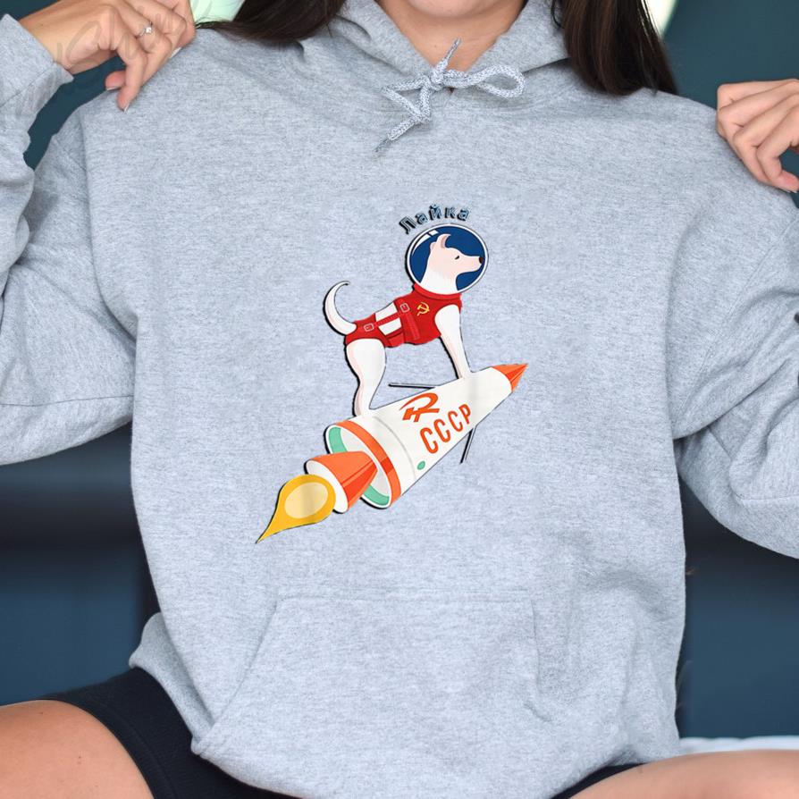 CCCP Original Laika Space Dog Hoodie image 2