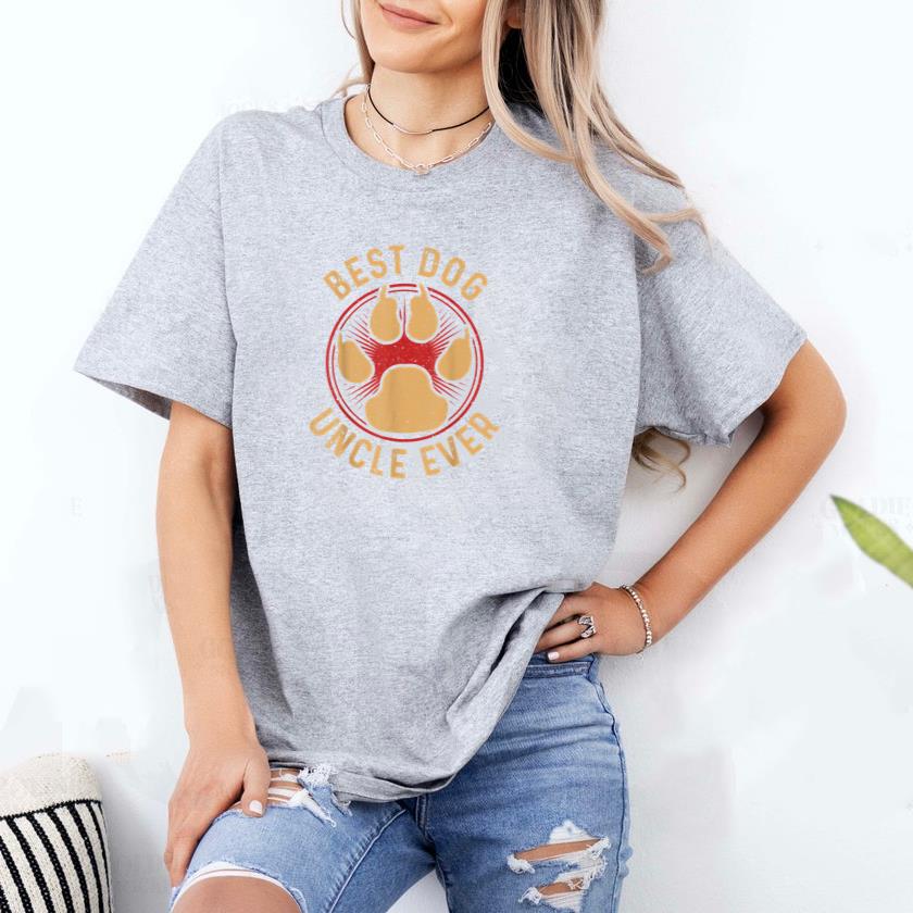Best Dog Uncle Ever Dog T-Shirt image 1
