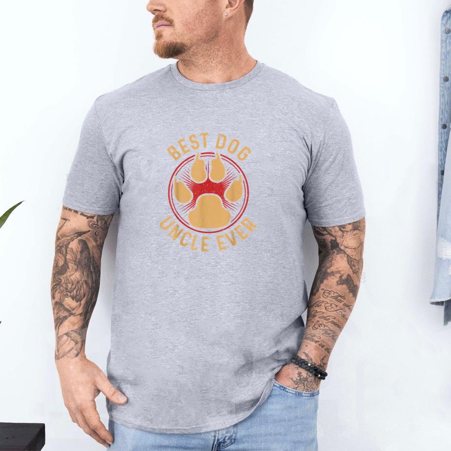 Best Dog Uncle Ever Dog T-Shirt image 3