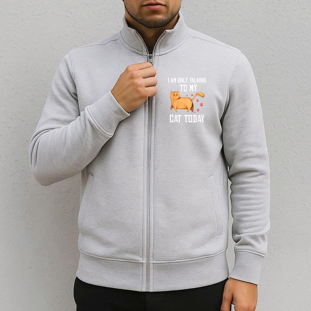 I Am Only Talking To My Cat Today Jacket image 2