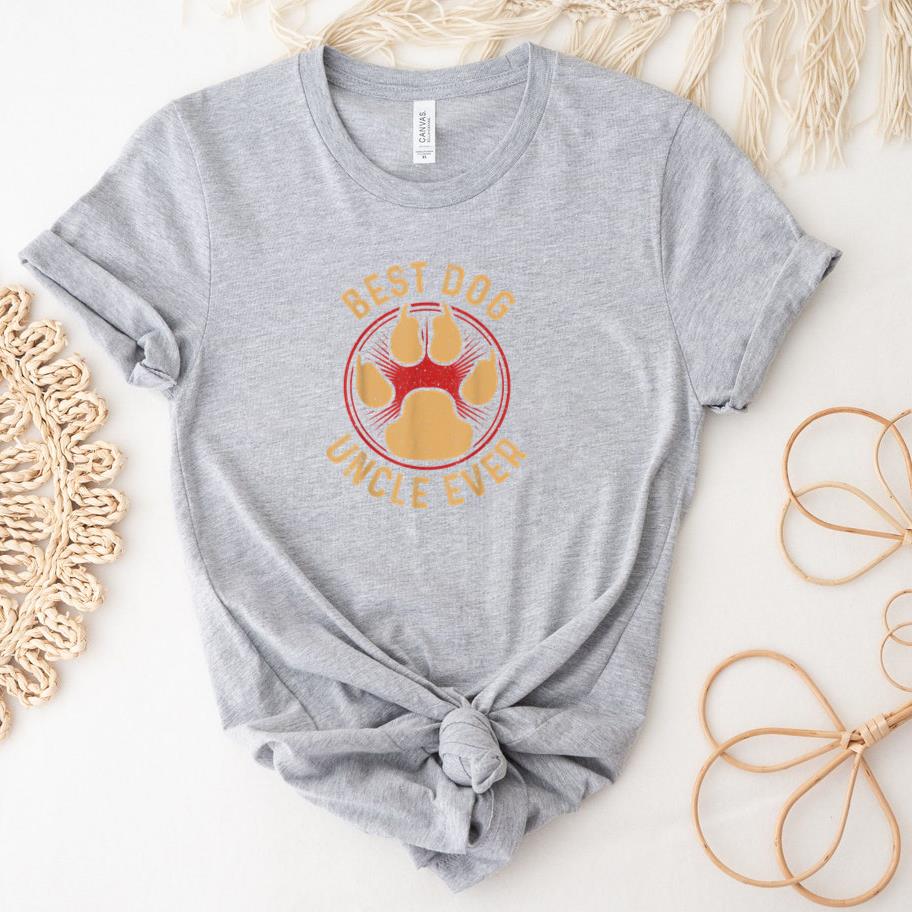Best Dog Uncle Ever Dog T-Shirt image 0