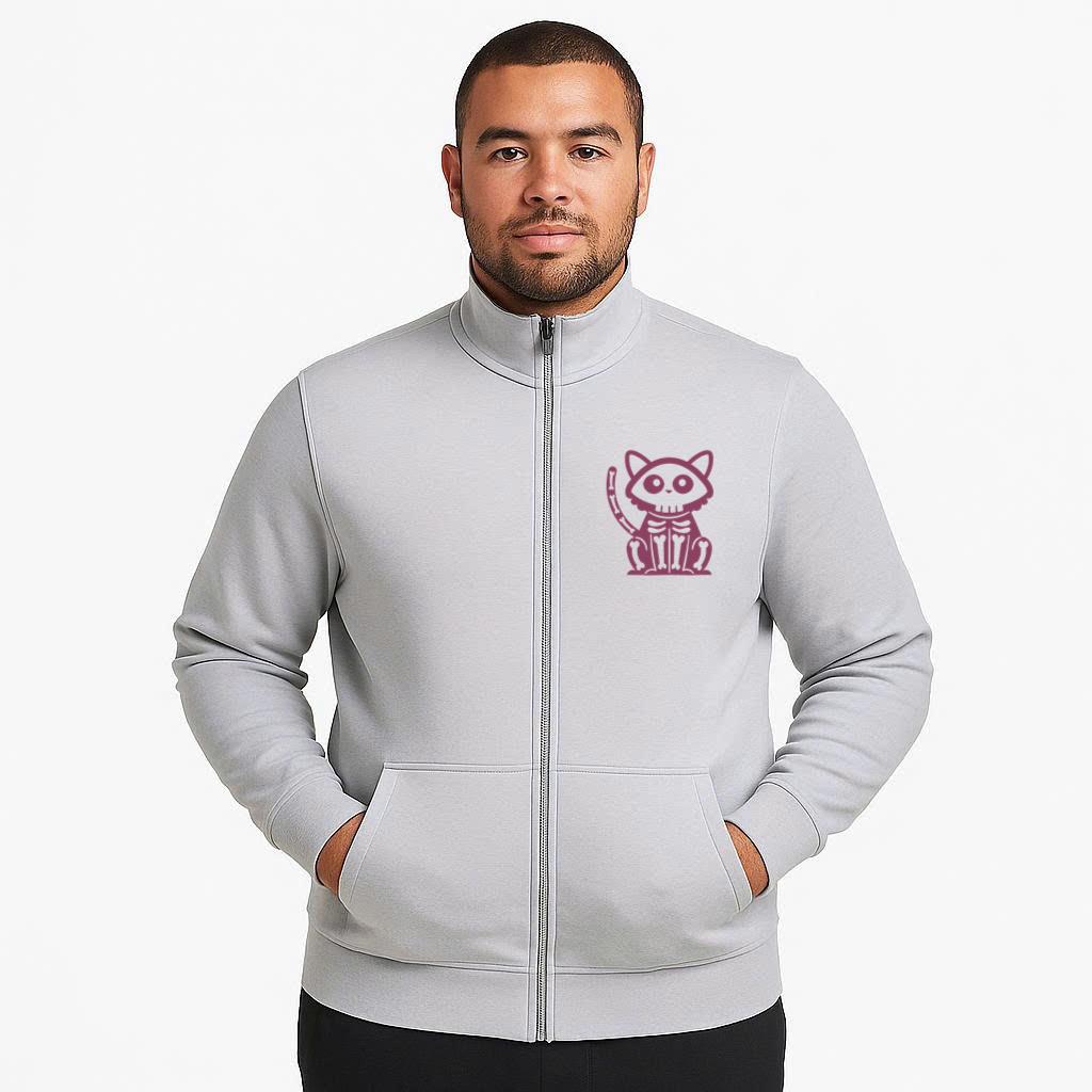 Cute Purple Skeleton Cat Jacket image 3
