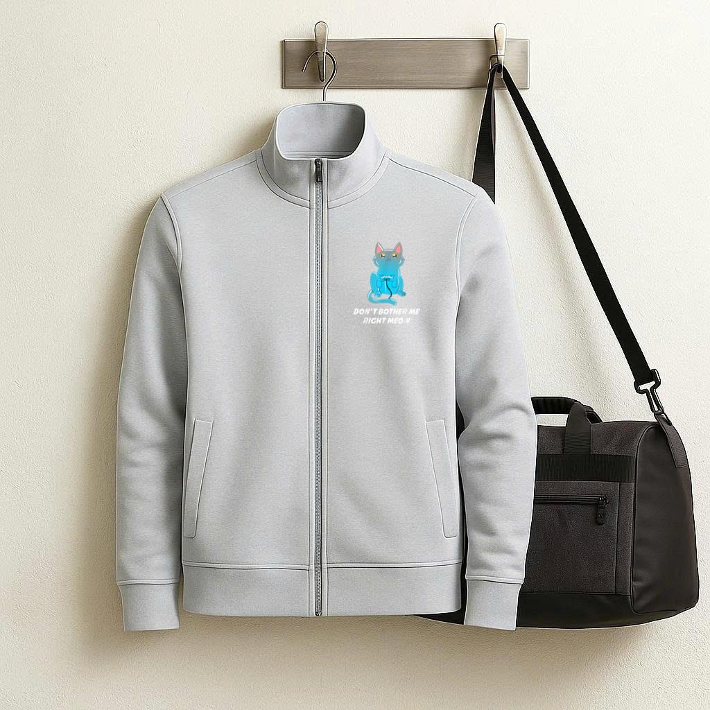 Dont Bother Me Right Meow Cat Gaming Jacket image 1