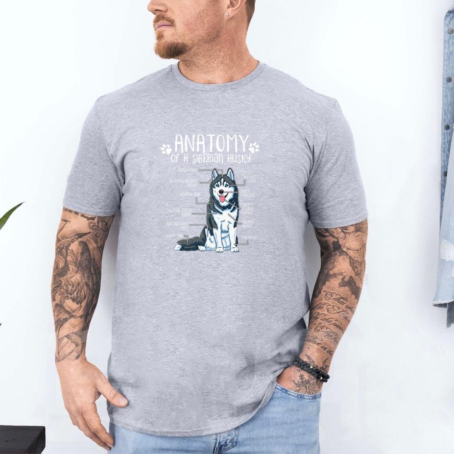 Anatomy Siberian Husky Dog T-Shirt image 3