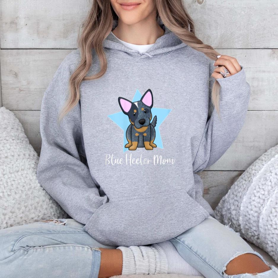 Blue Heeler Mom Cattle Dog Hoodie image 1