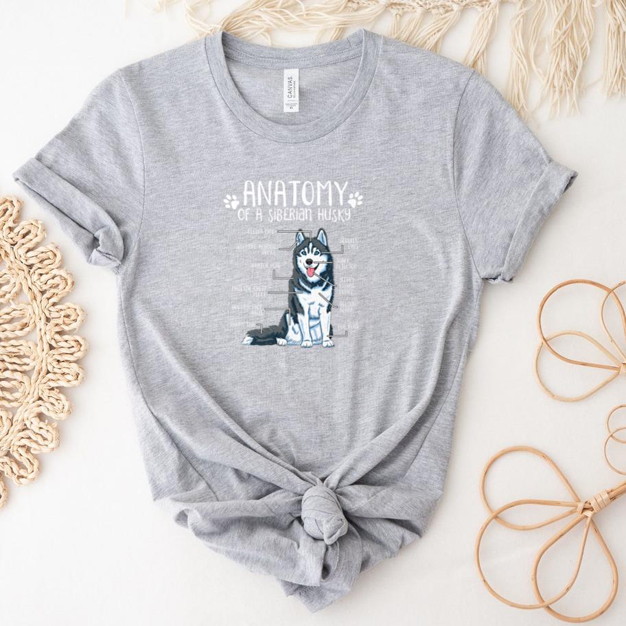 Anatomy Siberian Husky Dog T-Shirt image 0