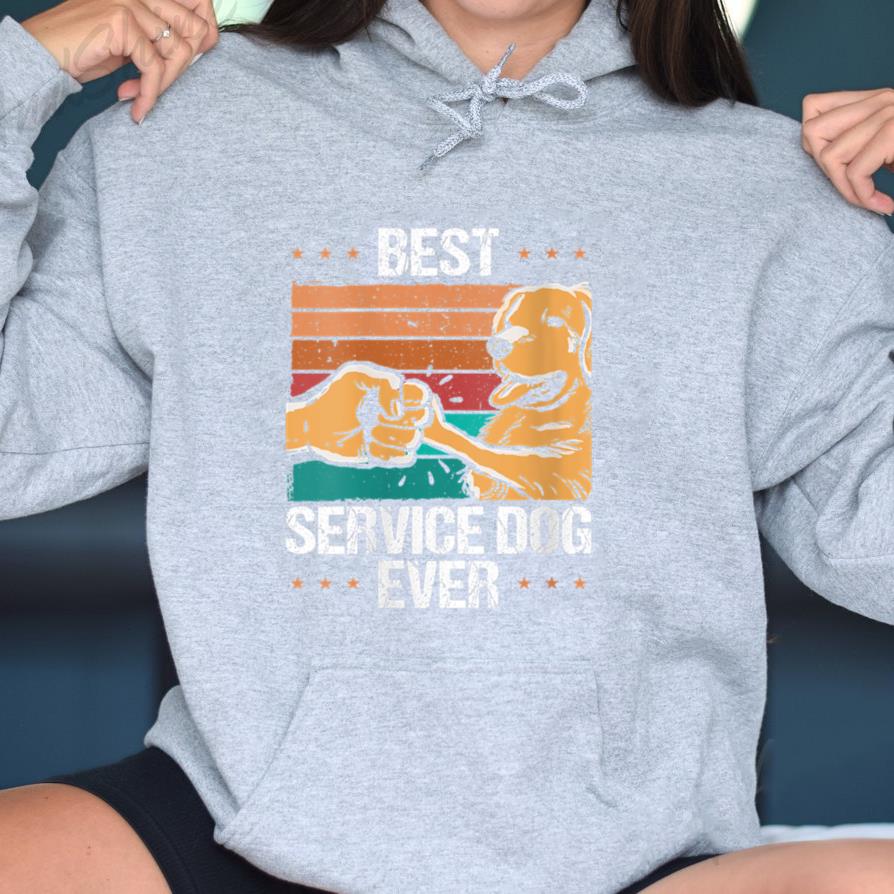 Best Service Dog Ever Hoodie image 2